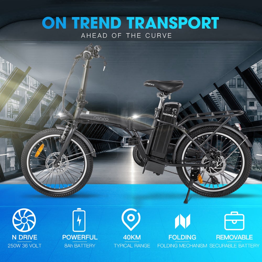 Nishiro volt folding store electric bike