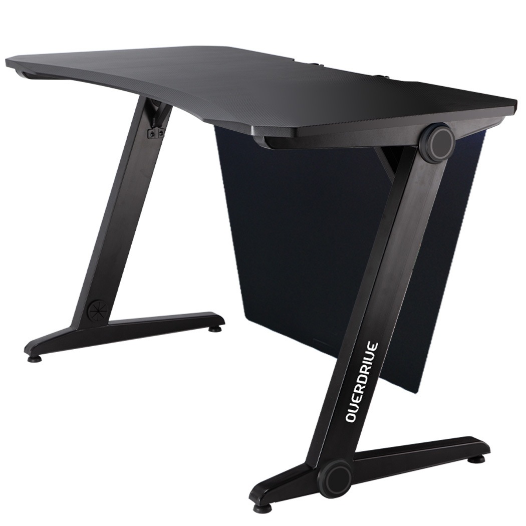 OVERDRIVE Gaming Desk 120cm PC Table Setup Computer Carbon Fiber Style