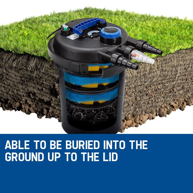 PROTEGE Aquarium External Canister Filter Aqua Fish Tank Pond Water UV