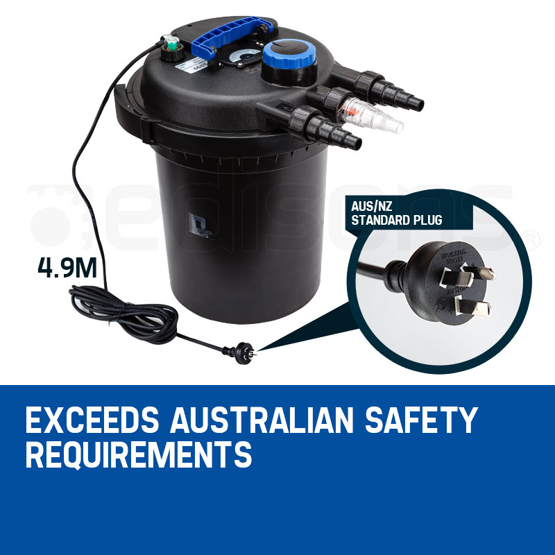 PROTEGE Aquarium External Canister Filter Aqua Fish Tank Pond Water UV