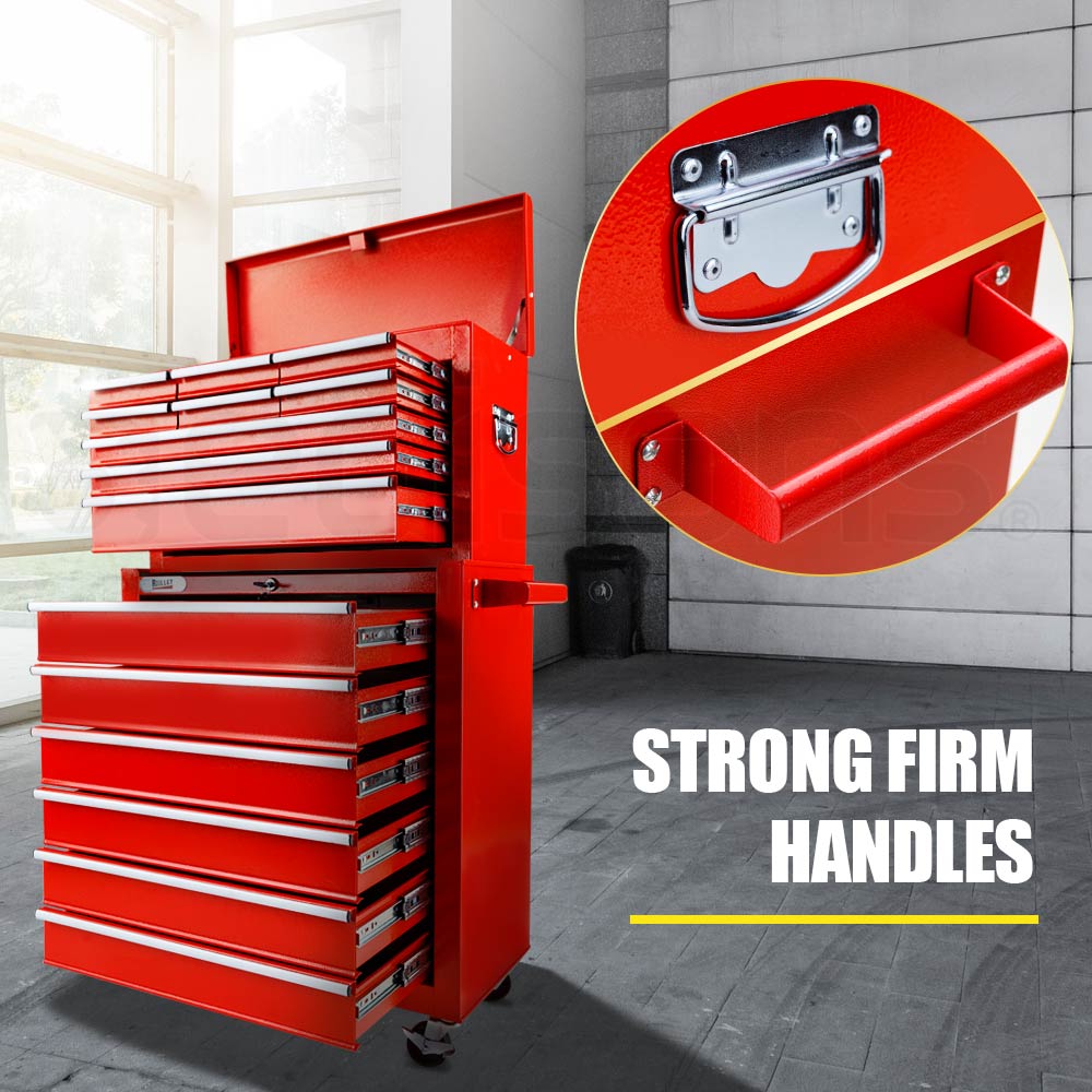 BULLET 15 Drawer Tool Box Storage Chest Garage Trolley Toolbox Mechanic Buy Tool