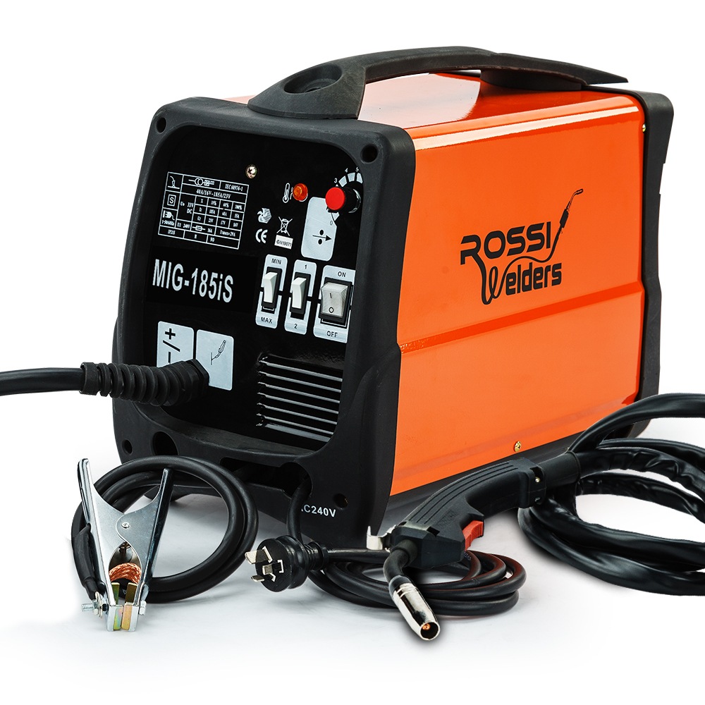 ROSSI 185 Amp Welding Machine Inverter Welder MIG MAG Gas Gasless