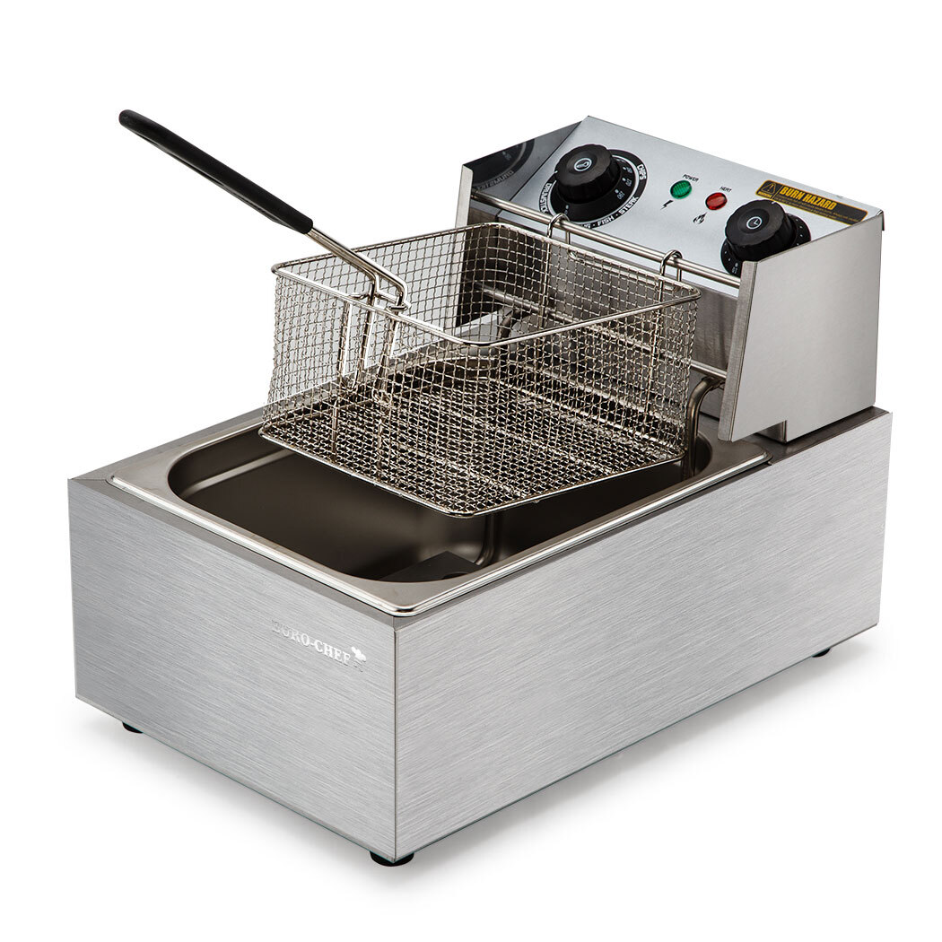 EuroChef Commercial Electric Deep Fryer Frying Basket Chip Cooker Fry