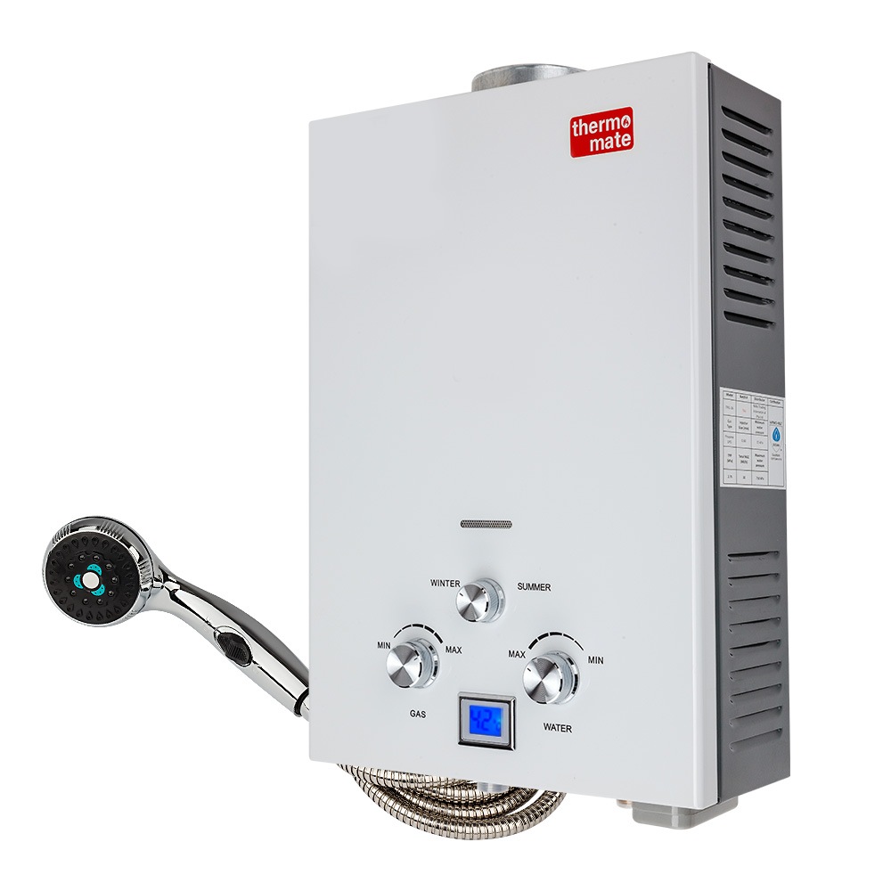 THERMOMATE Gas Hot Water Heater Portable Shower Camping LPG Instant 4WD