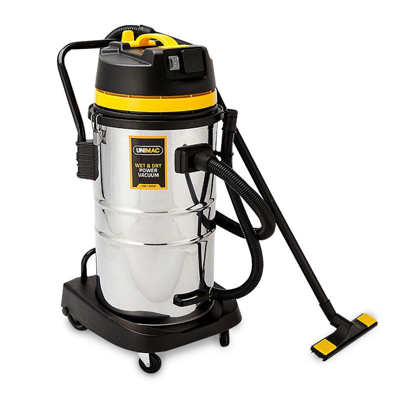 UNIMAC 60L Wet and Dry Vacuum Cleaner Bagless Industrial Grade Drywall