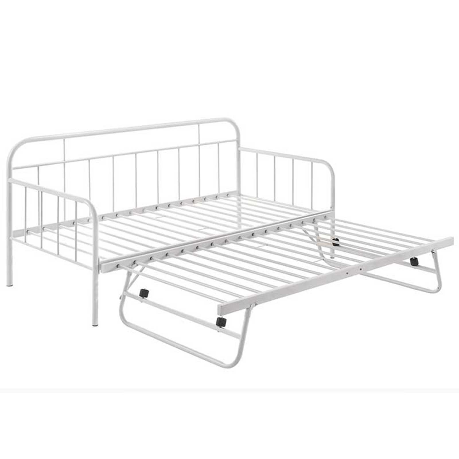 Everest Metal Daybed with Trundle Sofa Bed Frame Single Size Mattress