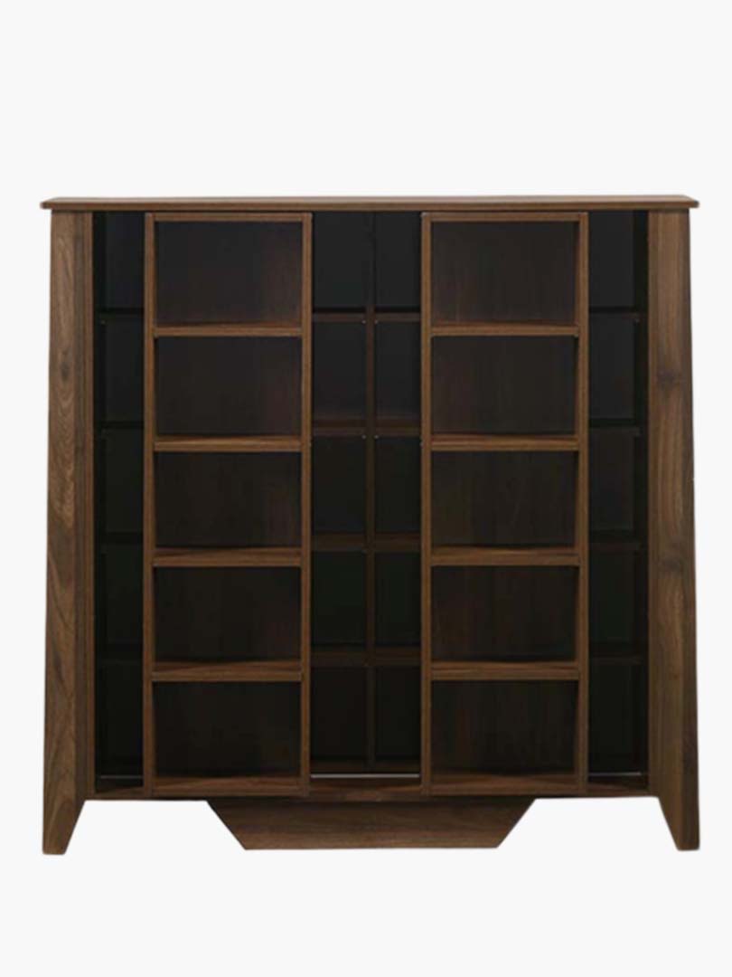 Industrial Style Dvd Media Storage Display Cabinet Rack Bookshelf