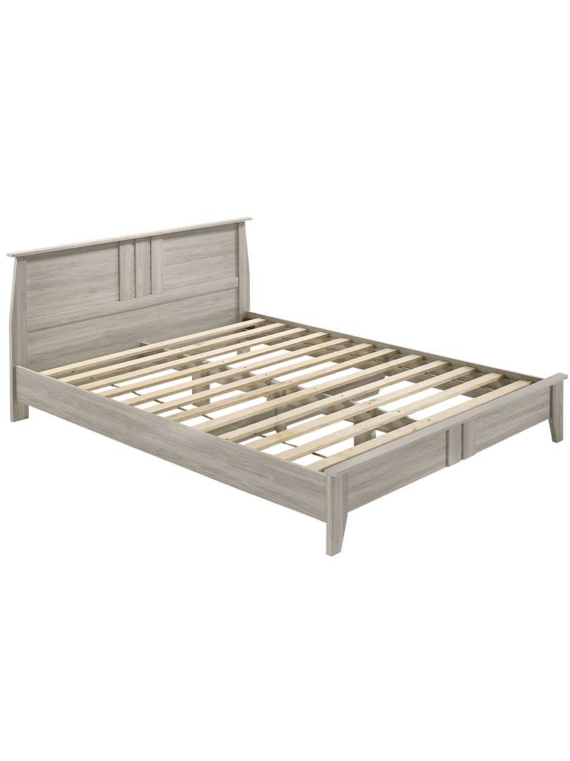 Oslo Wooden Bed Frame Base In White