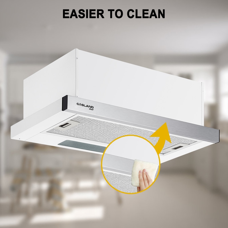GASLAND chef Commercial Rangehood 60cm Slide Out Exhaust Kitchen Range Hood Buy Slide Out