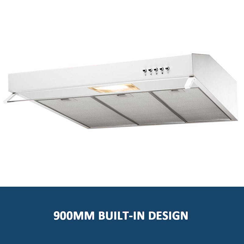 Gasland Chef Stainless Steel 90Cm 900Mm Rangehood Slim Glass Range Hood