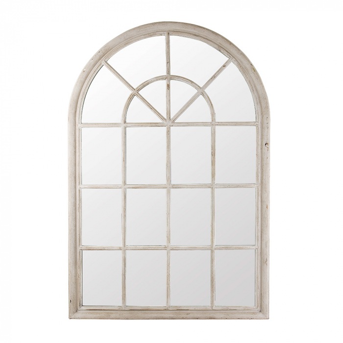 Grey Arched Cathedral Mirror 100cm x 150cm Buy Wall Mirrors 211089