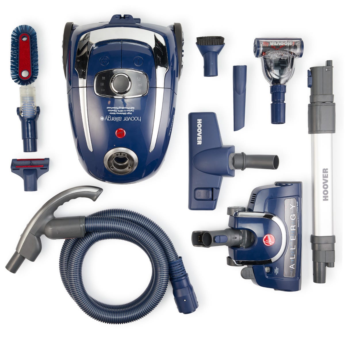 Hoover Allergy Power Head Vacuum Cleaner SelfDriving Mechanism LED