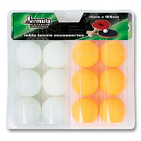 Table Tennis Ping Pong Balls Yellow White 12 Pack