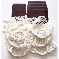 Pool Snooker Billiard Table Deluxe Empire Rail Pocket Nets & Brown Leather Set