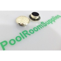 Pool Snooker Billiard Table Buttons FANCY GOLD Plastic price is each