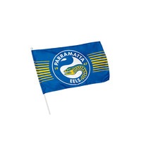 Parramatta Eels Licensed Nrl Kids Pole Game Day Flag Banner Buy