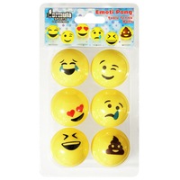 Emoji Table Tennis Ball Ping Pong Balls Novelty Emoti Crying Happy Sick Crap lol
