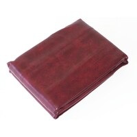 Fitted Heavy Duty Vinyl 8ft Pool Snooker Billiard Table Cover (Burgundy)