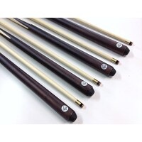 MAPLE WOODEN POOL SNOOKER BILLIARD CUE SET 4x Two Piece Cues 11mm Screw Tips