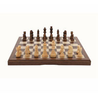 Quality DAL ROSSI Wooden Chess Set 12" Family Board Game