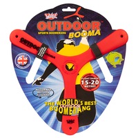 Wicked Outdoor RED Booma Boomerang Beach Toy Fun Game