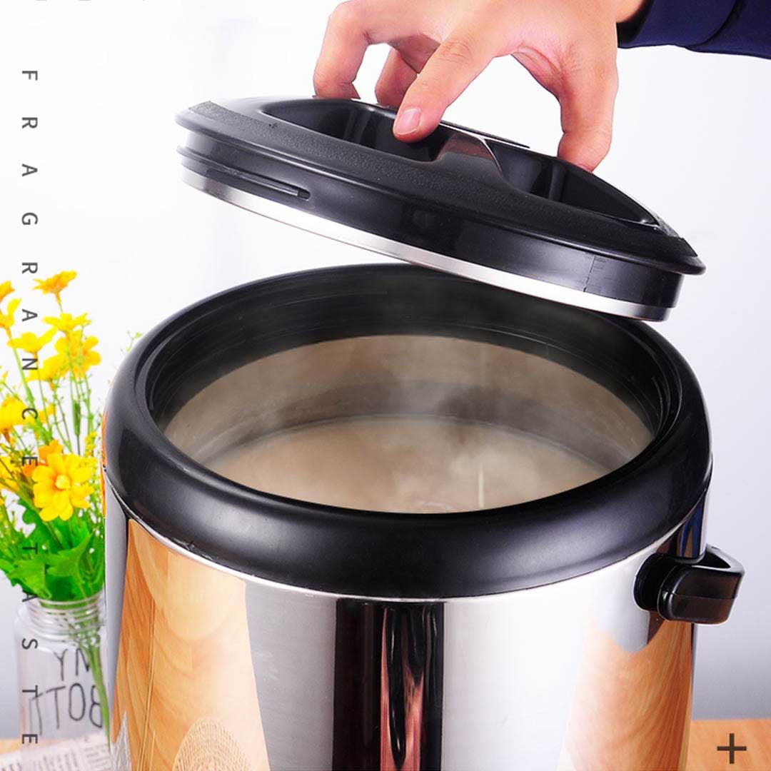 Rimcrow Disposable Coffee To Go Container For Catering Hot Or Cold Beverages; 10 Portable And Insulated 96 Oz Carafe; Cardboard Coffee Box