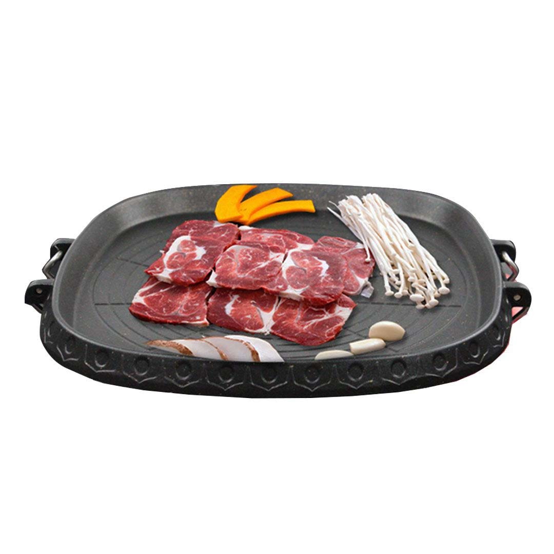 SOGA Portable Korean BBQ Butane Gas Stove Stone Grill Plate Non Stick