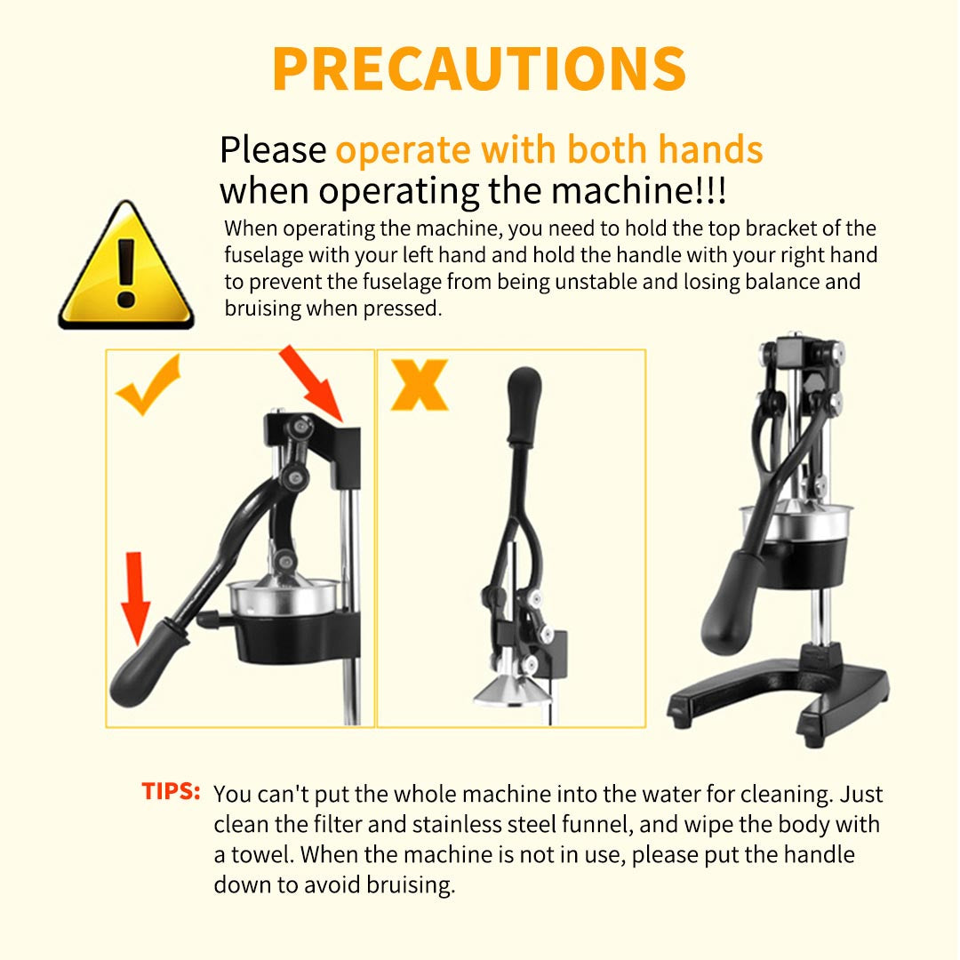 SOGA Commercial Manual Juicer Hand Press Juice Extractor ...