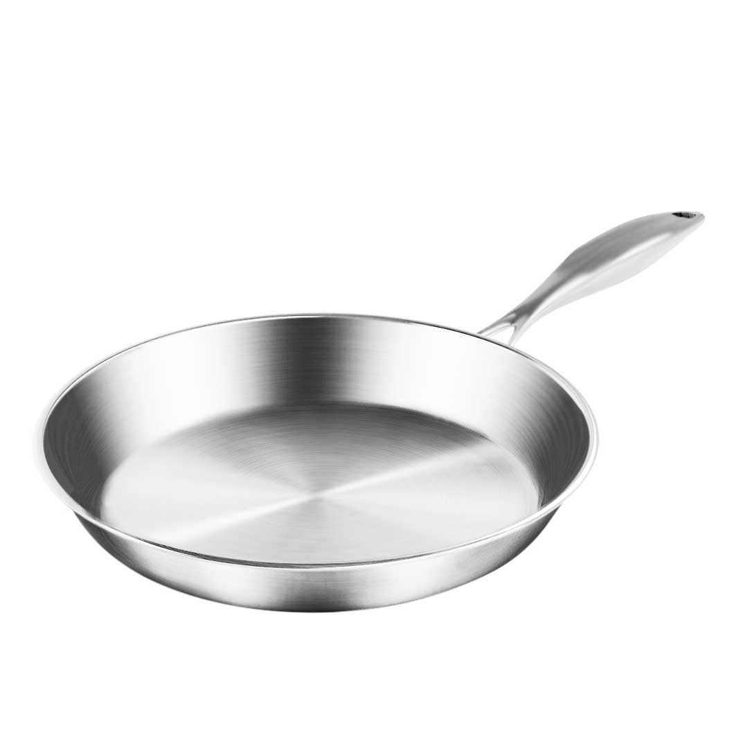 SOGA Stainless Steel Fry Pan 20cm Frying Pan Top Grade Induction