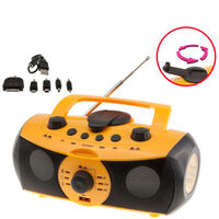 Dynamo Portable Power Generator AM/FM Radio/Usb SD Player/LED Torch/Rechargeable