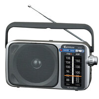 AM/FM Portable Radio Speaker/Earphones Plug Jack/on Battery or Mains Power AC/DC
