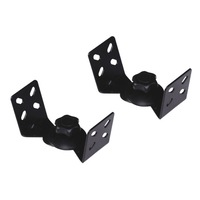 Doss SPKB1 15kg Black Speaker Wall Mount Bracket Adjustable Tilt Swivel Pairs