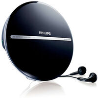 Philips Portable MP3 CD CD-R CD-RW Disc Player/JogProof 100 sec + Earphones