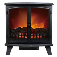 Heller 1800W 70cm Electric Fireplace Heater Freestanding Heating Flame Effect