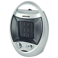 Heller 1500W Electric Ceramic Oscillating Fan Heater w/ Adjustable Thermostat