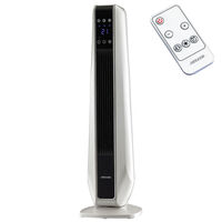 Heller 2400W Ceramic Tower Heater w/ Remote/Touch Screen/Thermostat/LED Display