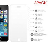 3PK 9H Tempered Glass Screen Protector Scratch Resistant for iPhone 6/6S Plus
