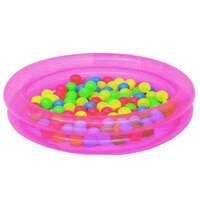 Pink 91cm Kiddie Wading Pool Inflatable Ball Pit Water Toy Kids/Children Game