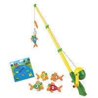 John Deere Farm Pond Fish Adventure Kids Fishing Rod Play Toy Magnetic/Sounds