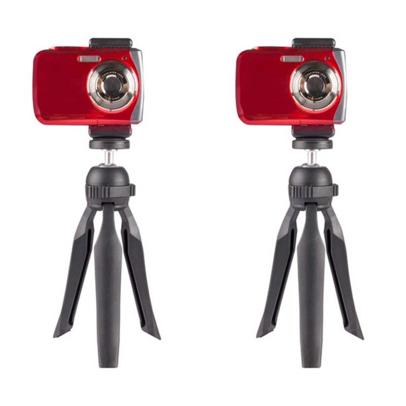 2pk Vivitar 7 5 Compact Camera Tripod Phone Selfie Mount Stand Hand Grip Rotate Buy Camera Tripods Gimbals Selfie Sticks