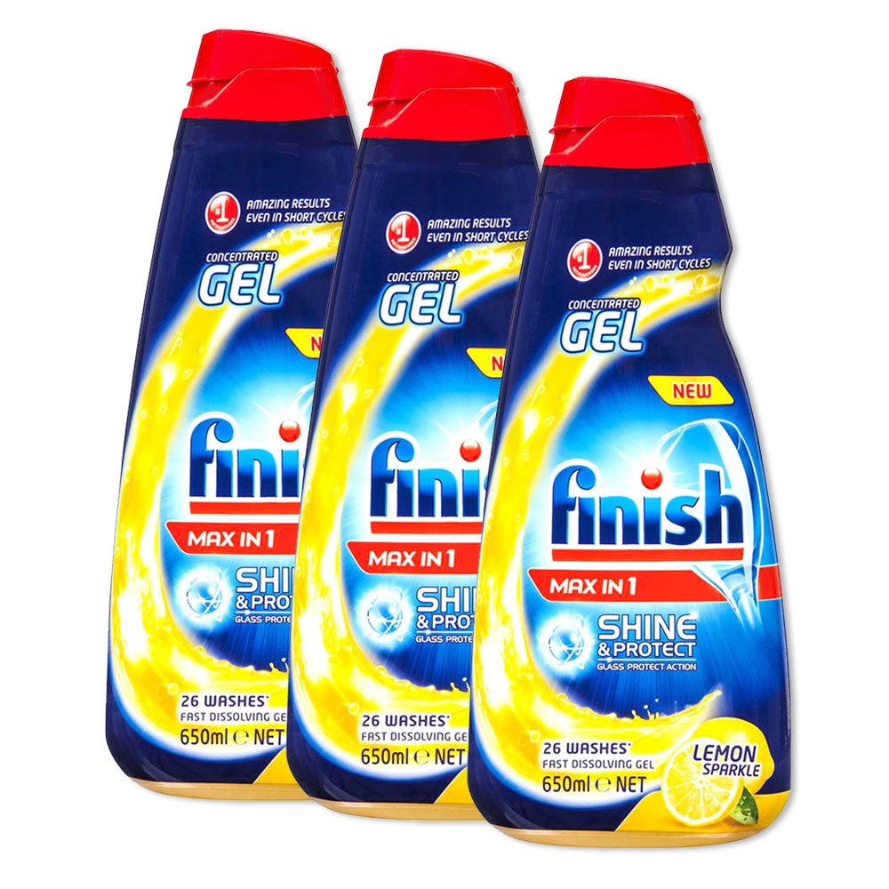 Finish 78 Washes Concentrated Gel Lemon Dishwasher Liquid Detergent (No