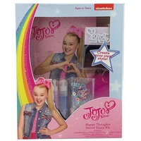 Jojo Siwa Happy thoughts Secret Diary Kit w/ Pen/Stickers/Journal/Sequins Girls