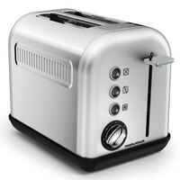Morphy Richards 850W Equip 2 Slice Brushed Stainless Steel Toaster 22010