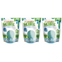 3x Nickelodeon Slime Crazy Hydro Slime w/ Beads/Glitter Toy f Kids 3y+ Sea Burst