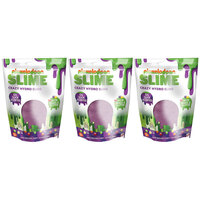 3x Nickelodeon Slime Crazy Hydro Slime w Beads/Glitter Toy/Game f Kids Oil Slick