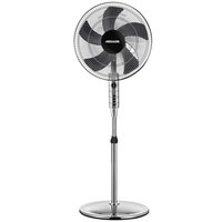 Heller 45cm Pedestal/Standing Oscillating Fan/Tilt/Air Cooling/Cooler Chrome