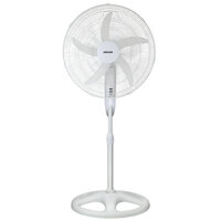 Heller 50cm Deluxe Pedestal Oscillating Floor Fan/Tilt/Air Cooling/Cooler White