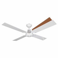 Arlec 130cm White 35w Washington Ceiling Fan With Remote Control