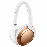 Philips 4.1 Bluetooth Headphones Foldable Wireless Headphones Over Ear RoseGold
