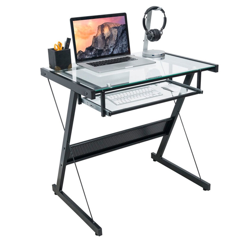 Activiva Brea Computer Desk Keyboard Tray Home Office Study Gaming